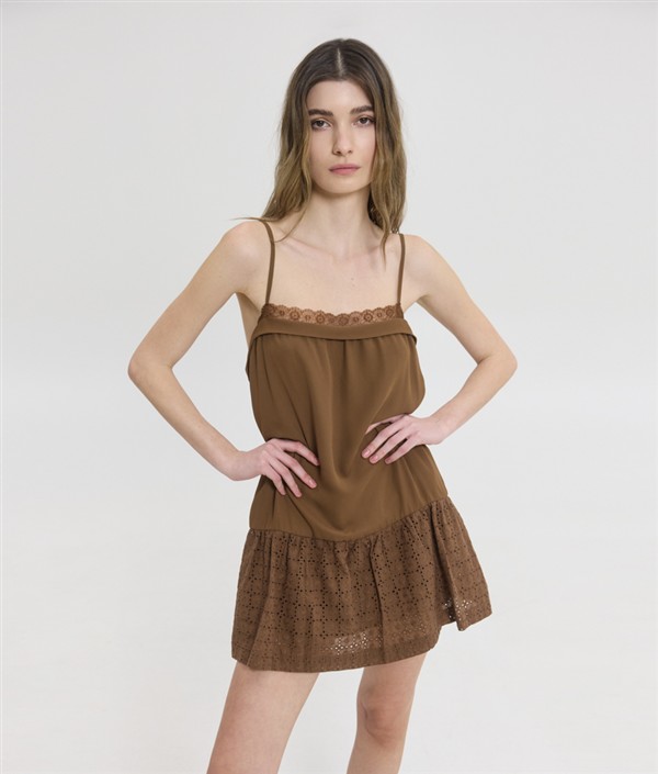 SSG ALTHEA DRESS BROWN